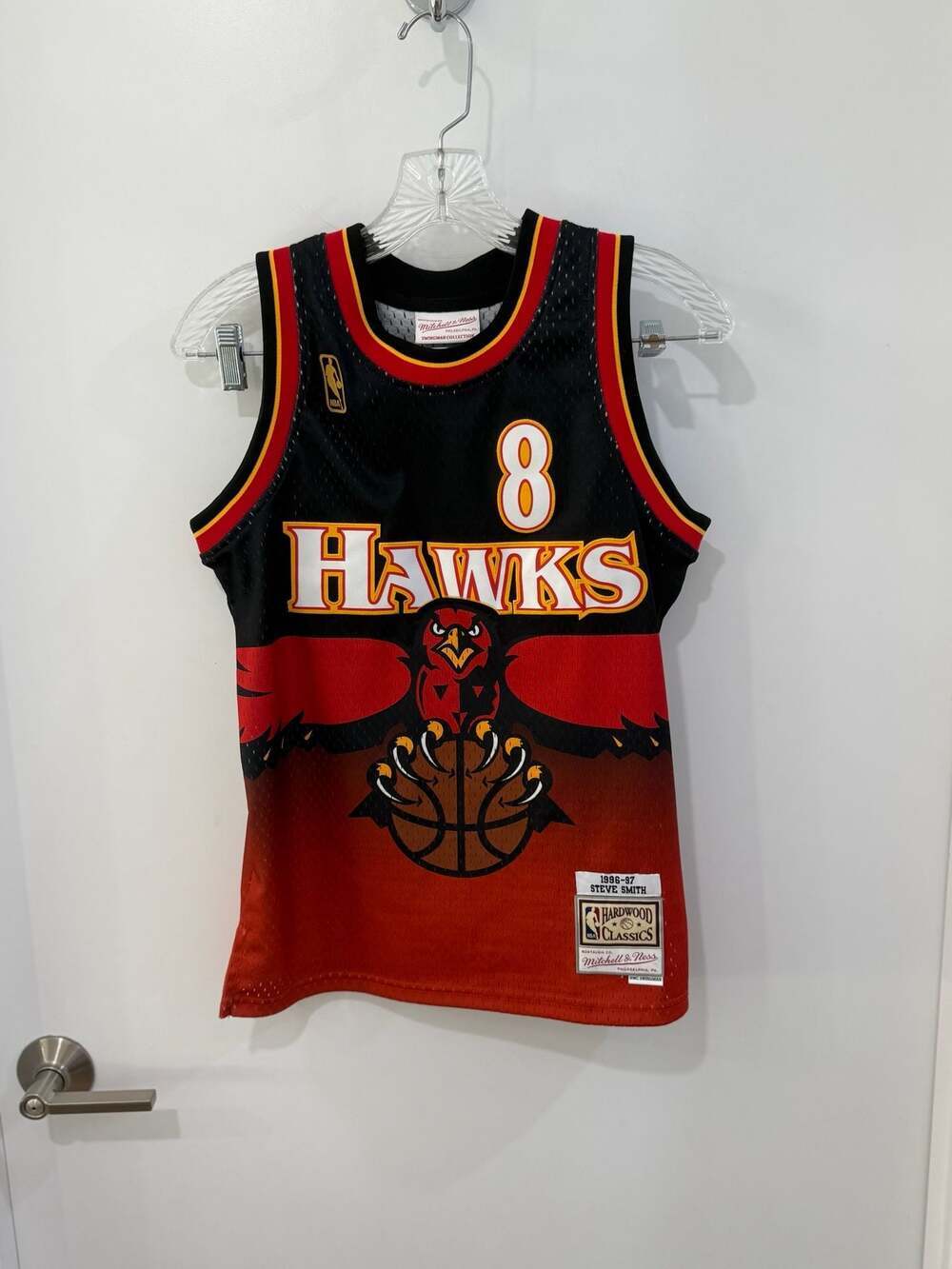 Mitchell & Ness Steve Smith 1996-97 Atlanta Hawks Hardwood Classics Swingman Jer